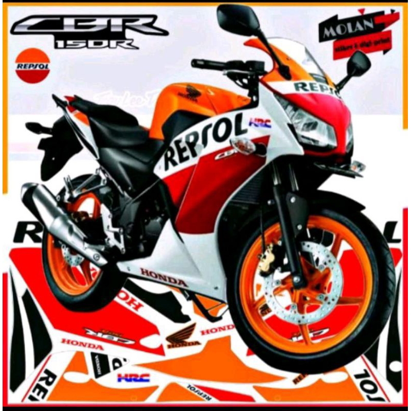 Decal sticker striping variasi CBR K45