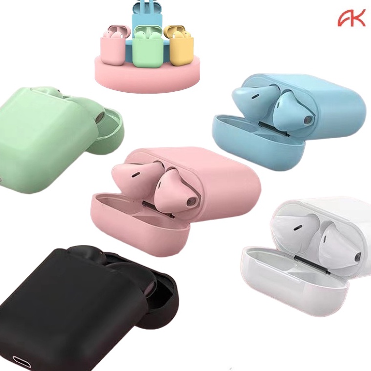 Terbaik ANK TWS I12 Headset Bluetooth Macaron