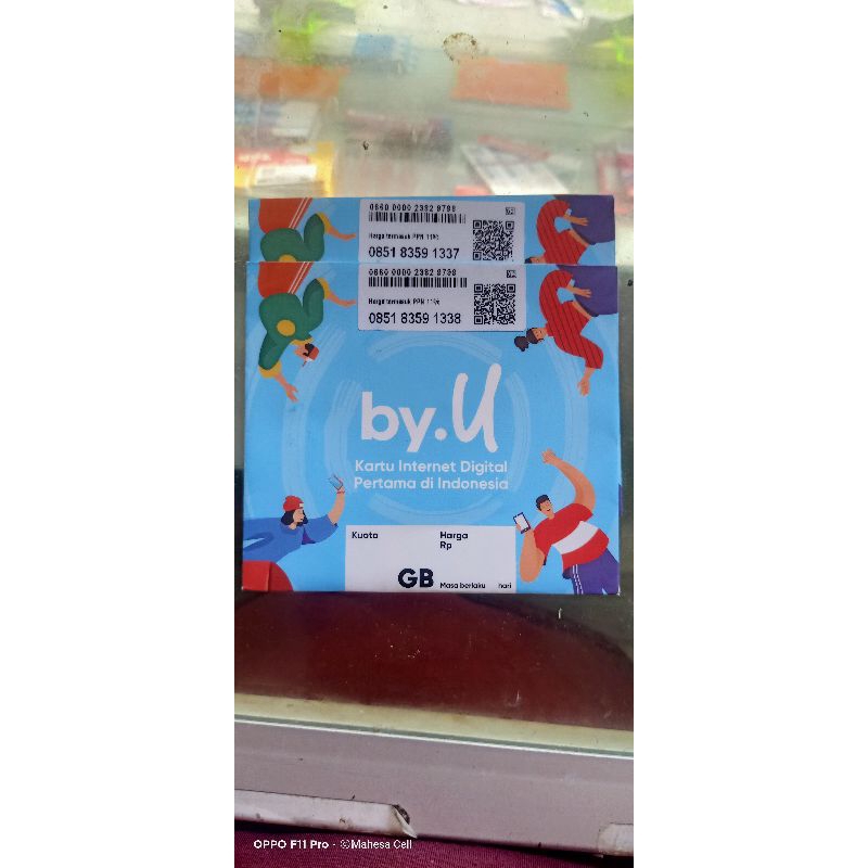 Perdana Cantik Nomor Couple Pasangan By.U Aktif Selamanya Tinggal Pakai Sudah Ada Kouta