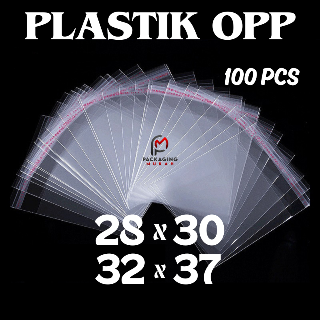 PLASTIK OPP SEAL BAJU / Plastik Packing Bening/ Plastik Opp Seal