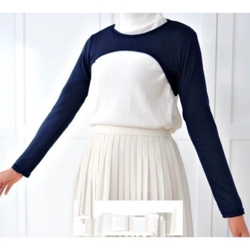 Manset Tangan Sambung Spandex / Manset Crop Jersey / Manset Bolero / Manset Kimberly