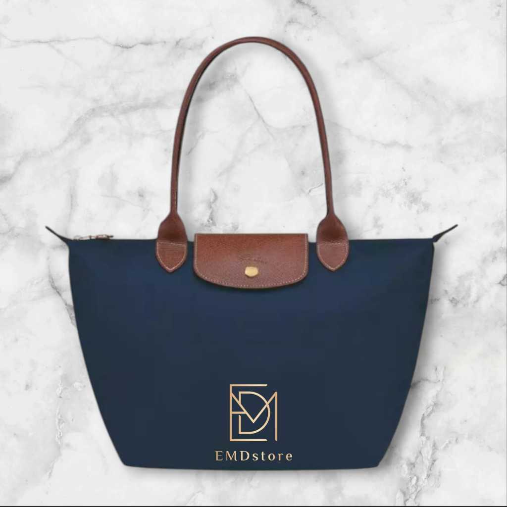 Long*champ Le Pliage Tres Paris Shoulder Tote Bag Small Long Handle