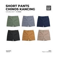 CELANA CHINOS PENDEK ANAK by Kids Mate