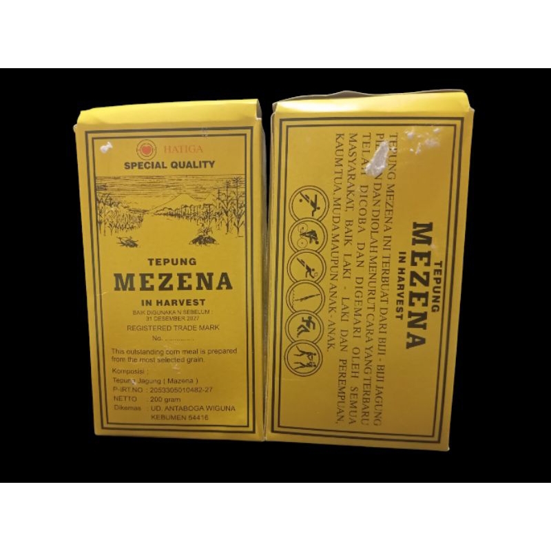 

TEPUNG MAIZENA MEZENA IN HARVEST KEMASAN 200GR