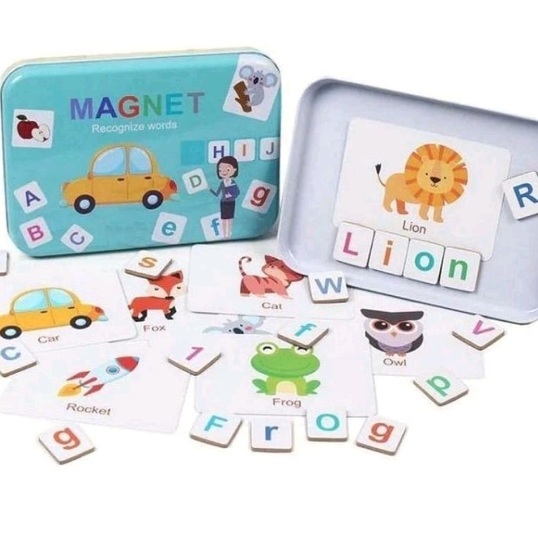 Magnetic Alphabet Spelling