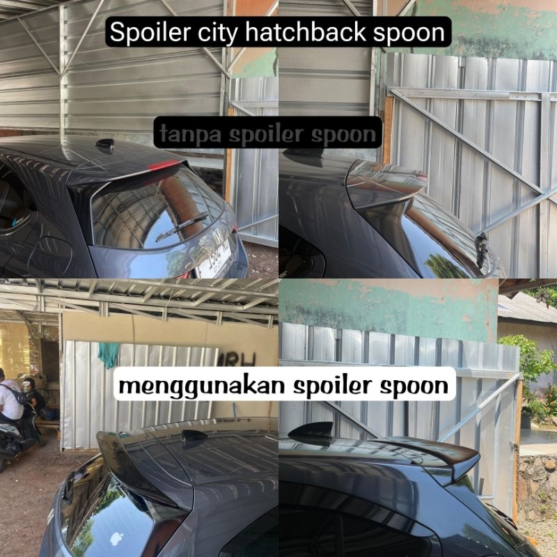 Spoiler honda city hatchback spoon