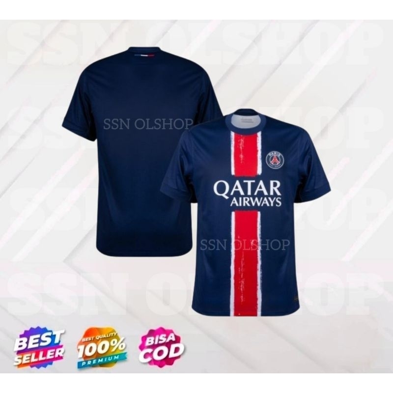 jersey psg terbaru home (Biru Dongker) 2024 baju bola PSG terbaru home biru dongker 2024 2025