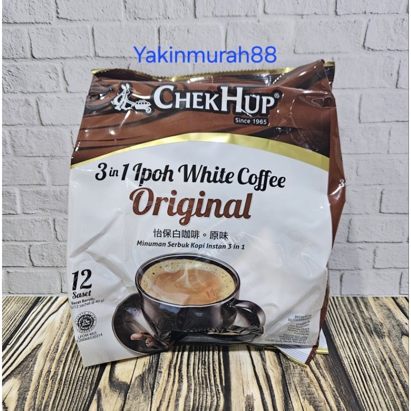 

ChekHup 3in1 IPOH White Coffee ORIGINAL isi 12 sachets