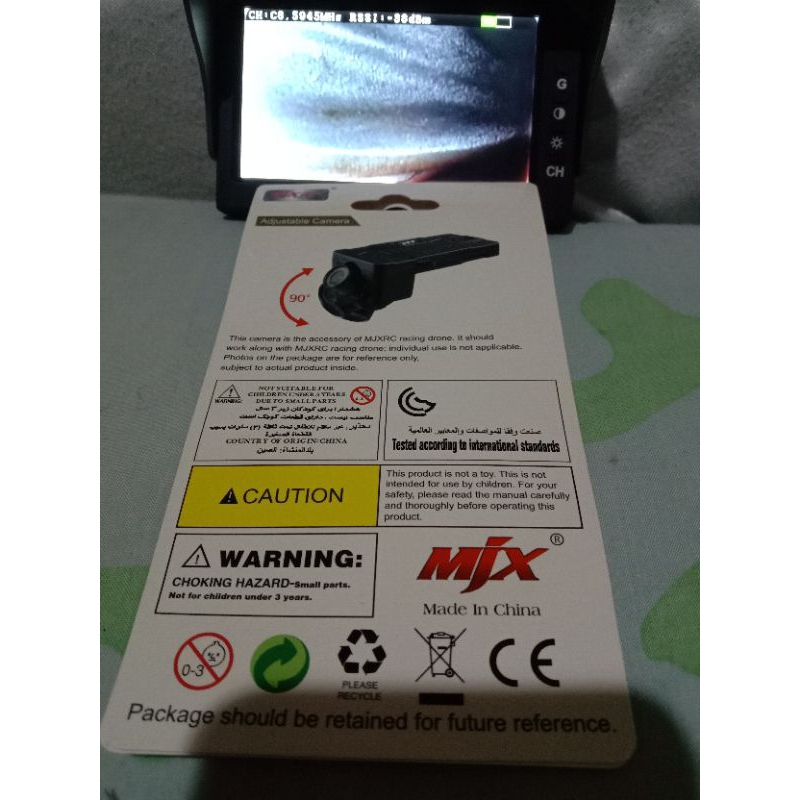 kamera fpv C5830 punya drone mjx dan monitor nya