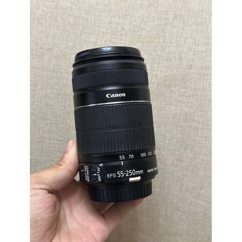 LENSA EOS CANON TELE 55-250mm IS LENSA ZOOM CANON