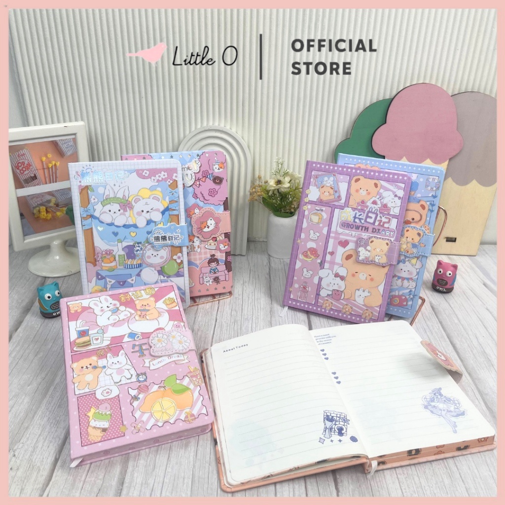 

Potongan 4 Produk Little O Eternal Summer Journal Agenda impor Notebook lucu buku notebook buku diary buku catatan agenda murah agenda lucu