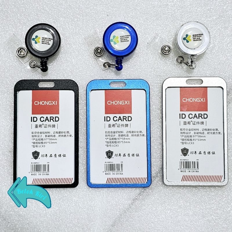 

Tempat Kartu Id Card Aluminium + Yoyo Logo Kemenkes