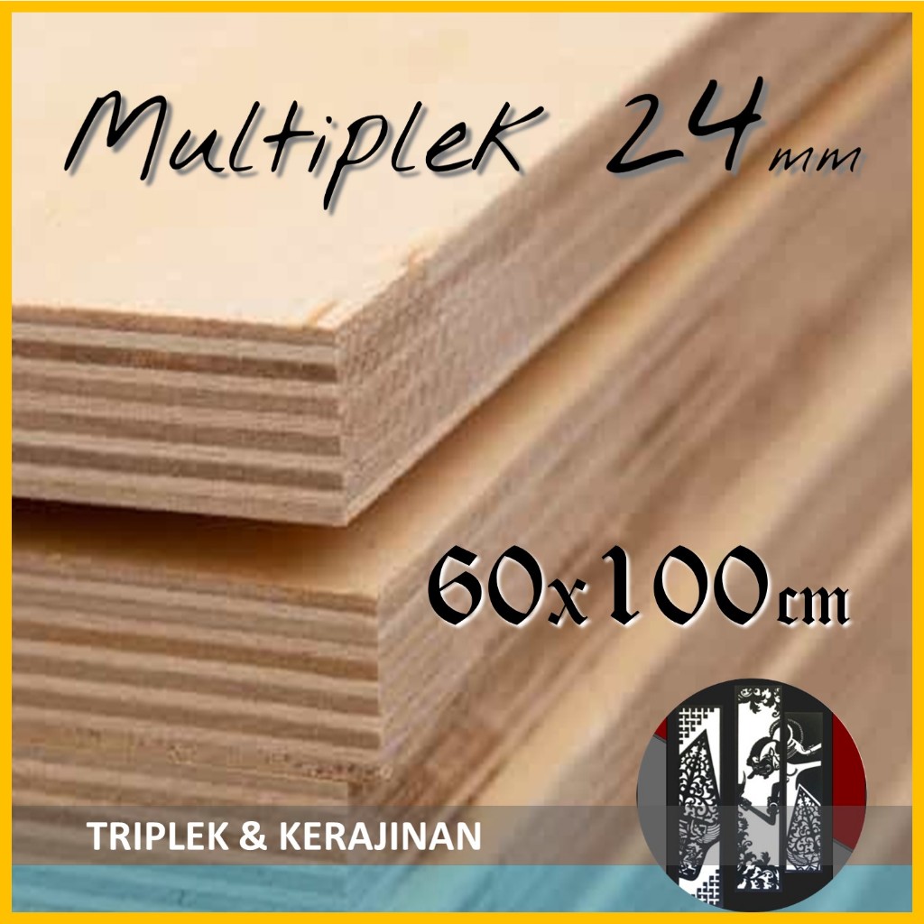 Triplek 24mm 60x100 cm Multiplek MDF Melamin Blokmin Blokboard 24 mm 60x100 | 60 x 100 | 60 x 100 cm