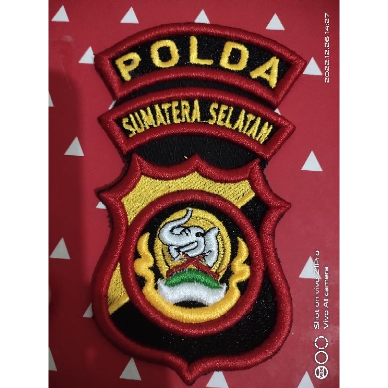 BORDIR BET LENGAN POLDA SUMATERA SELATAN,POLDA SUMSEL