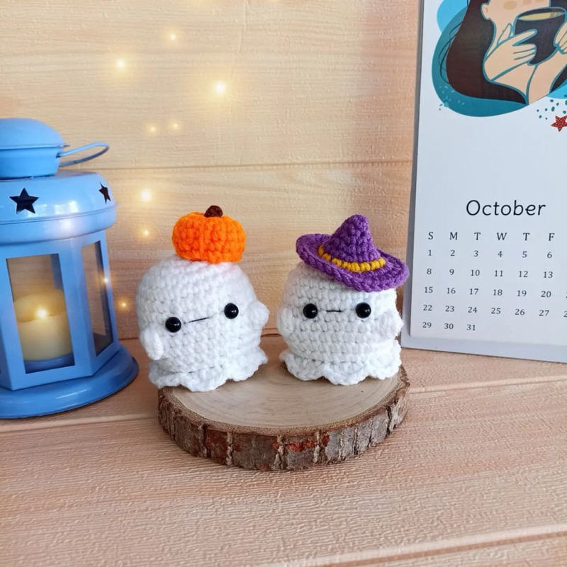 gantungan kunci octopus labu dan nenek sihir