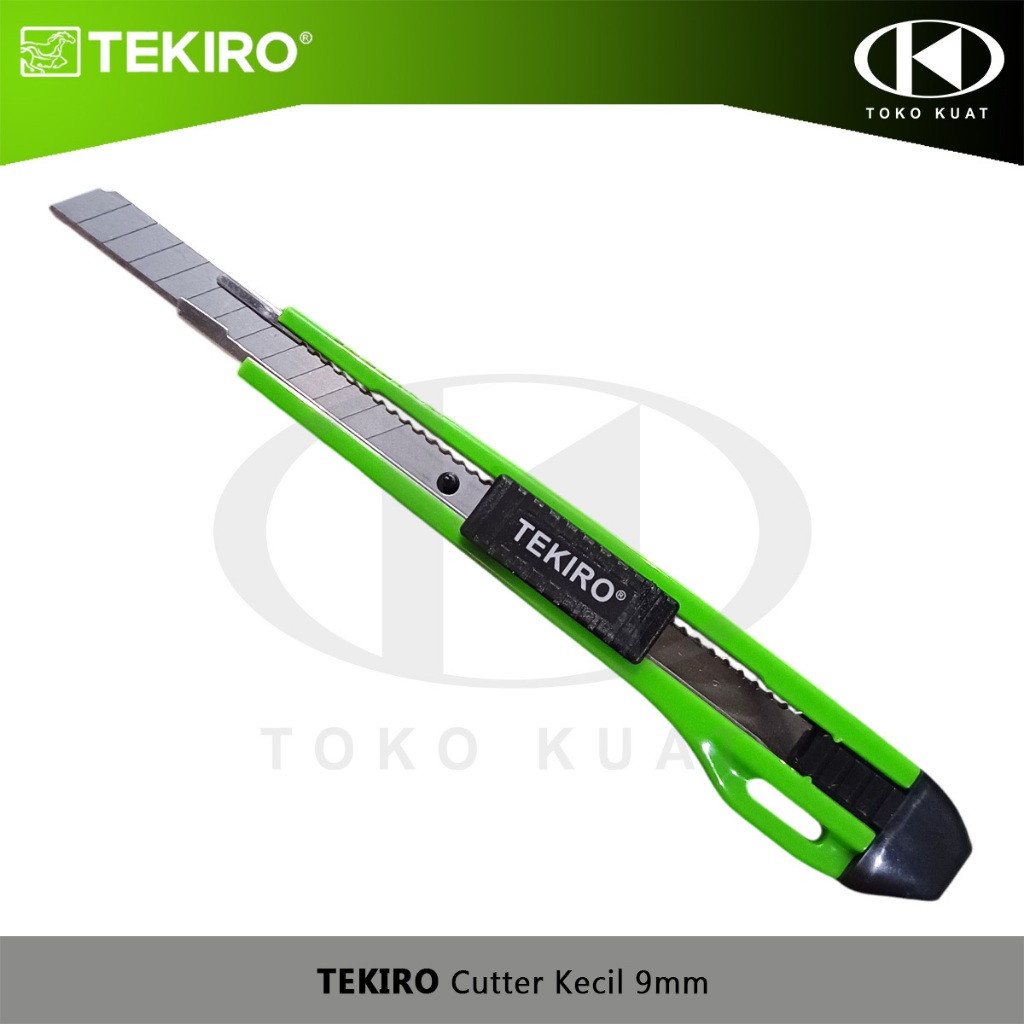 

Cutter 9mm TEKIRO Pisau Kecil Stationery SK4 Blades