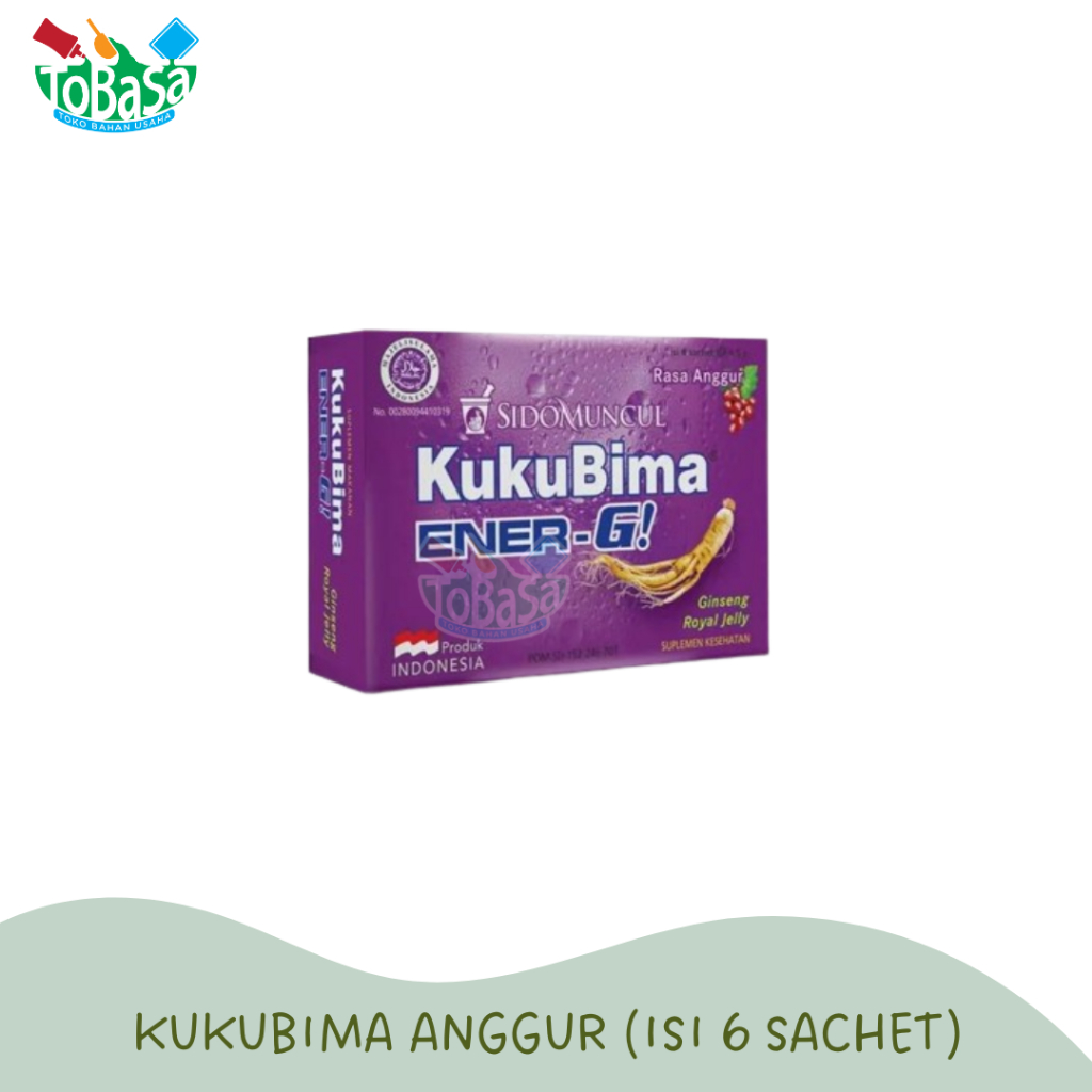 

Kukubima Ener-G Anggur (isi 6 sachet)