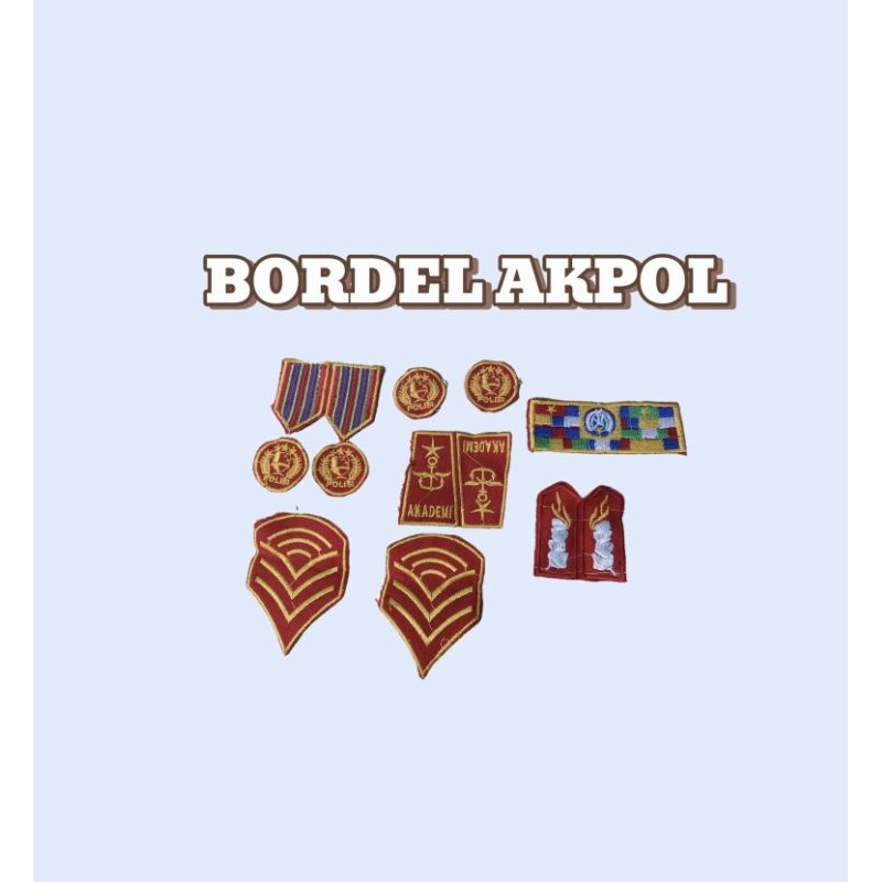 BORDEL AKPOL/TNI AU/TNI AL/ HARGA 1 SET BORDEL Melayani partai besar maupun kecil