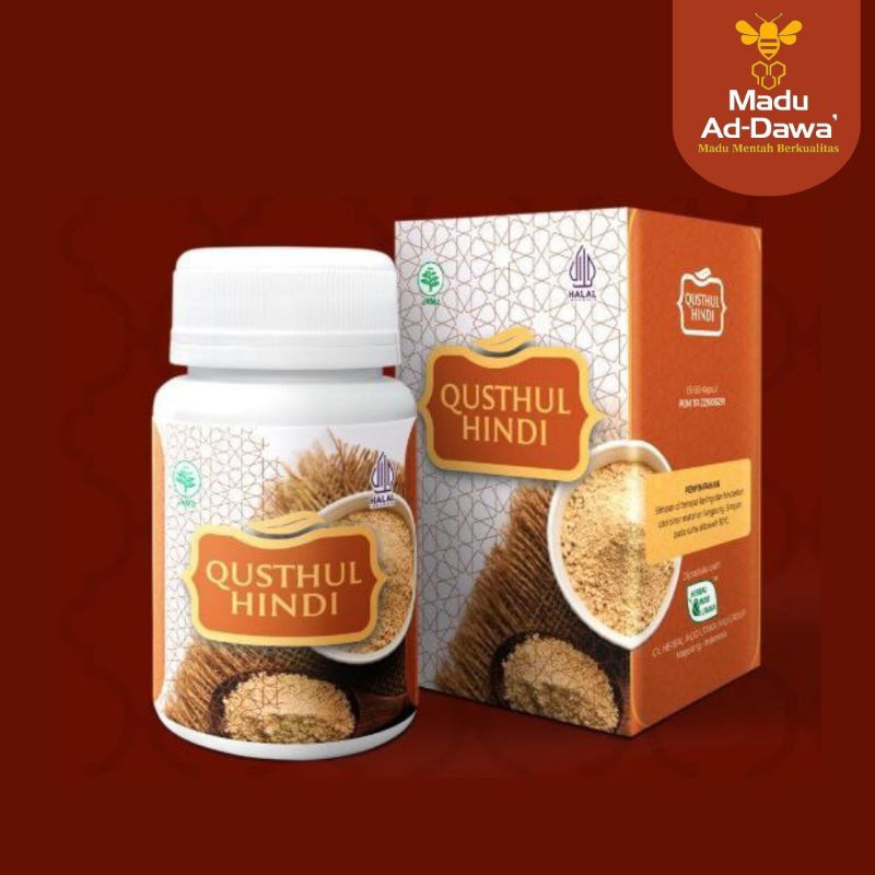 Herbal Qhustul Hindi, 60 kapsul