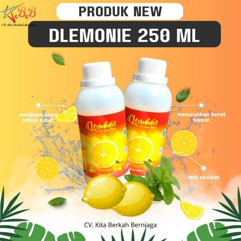 

Sari lemon Dlemonie kemasan mini travelsize isi 250ml~ BPOM Halal