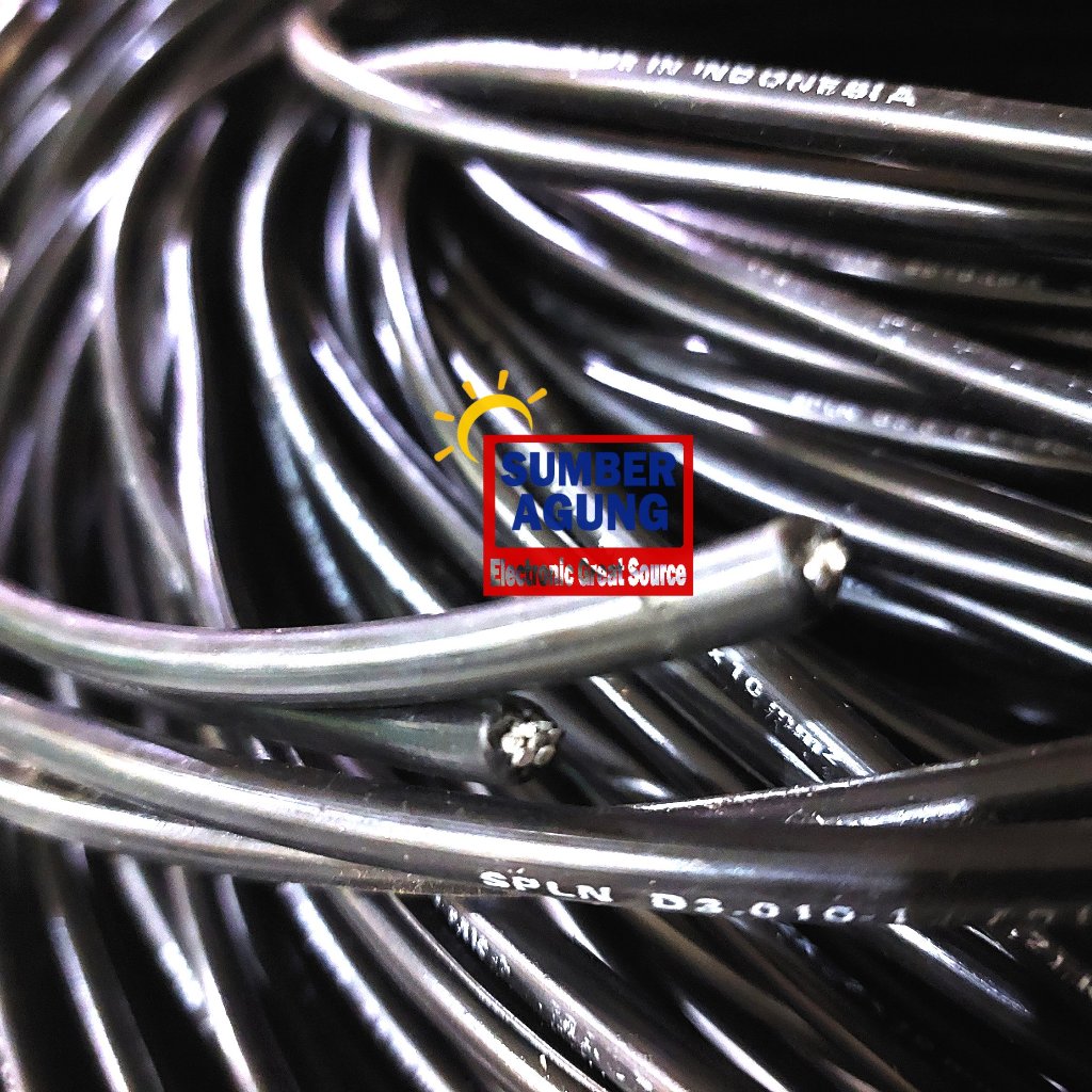 Kabel DX 2x10 Extrana SNI Twisted Cable Listrik Layang Kabel PLN NFA2X Jalur Listrik Dari Tiang Luar