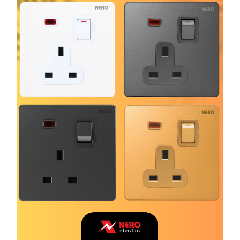 Stop Kontak AC CASA X2 NERO