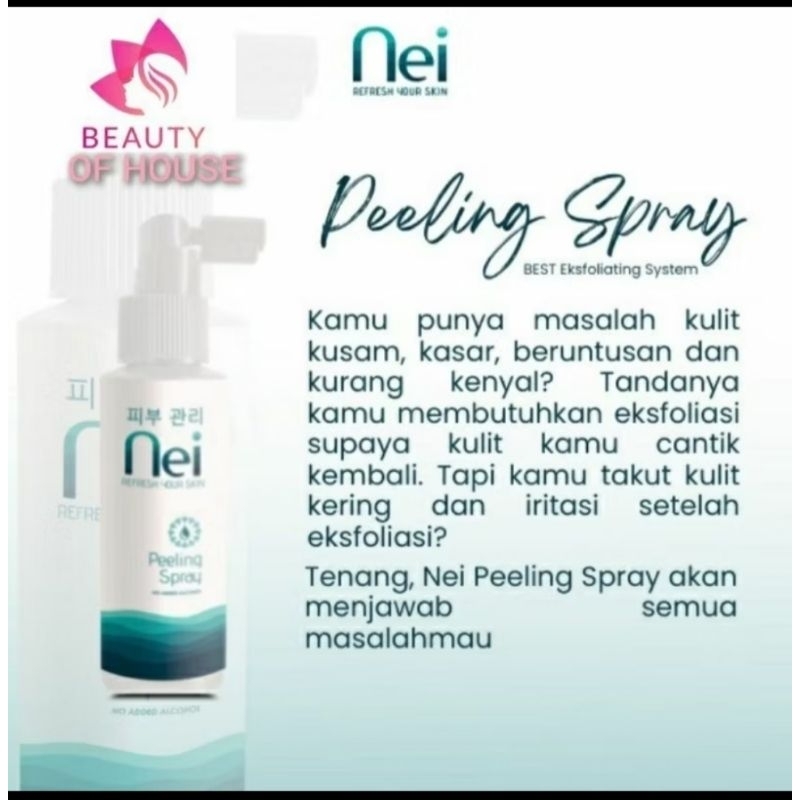 Nei Peeling Spray Obat Semprot Penghilang Daki Original