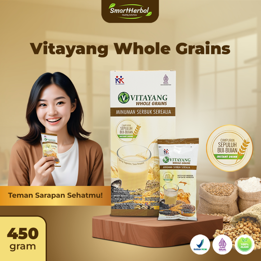 

[2x15 Sachets] Vitayang Whole Grains Sereal Efektif untuk Menurunkan Diabetes