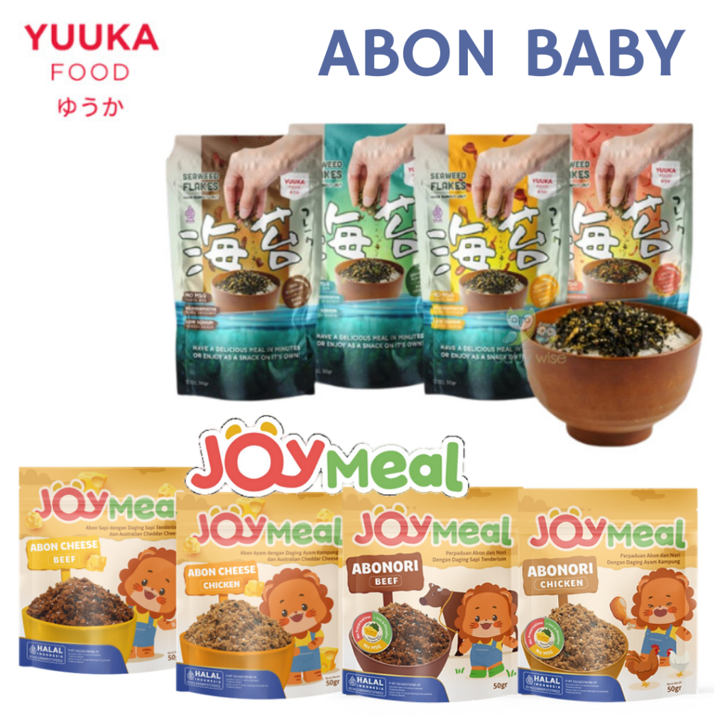 

MAK350 YUUKA FOOD ABON RUMPUT LAUT NON MSG 50gr | JOYMEAL ABON ORI 50GR