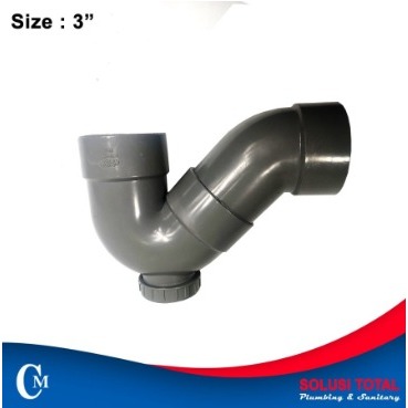 P-Trap 3 " CM P Trap / U Trap 3 Inch PVC Taiwan PVC