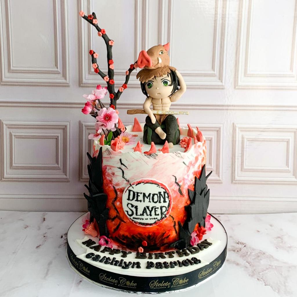 

Kue Ulang tahun/Birthday Cake/Kue Ultah Tema Demon Slayer/Kue Birthday Jakarta