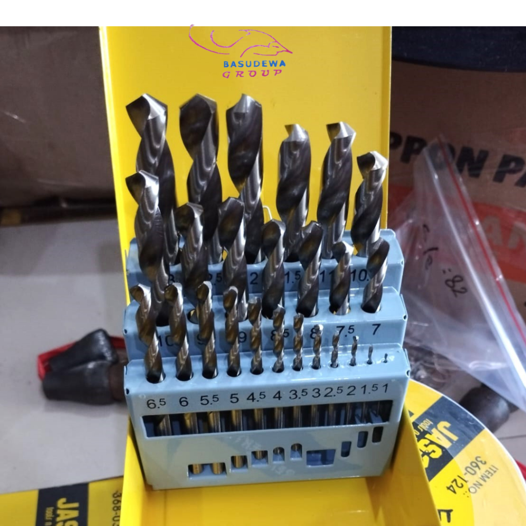 JASON MATA BOR SET HSS 25 PCS / MATA BOR BESI SET ISI 25 PCS JASON
