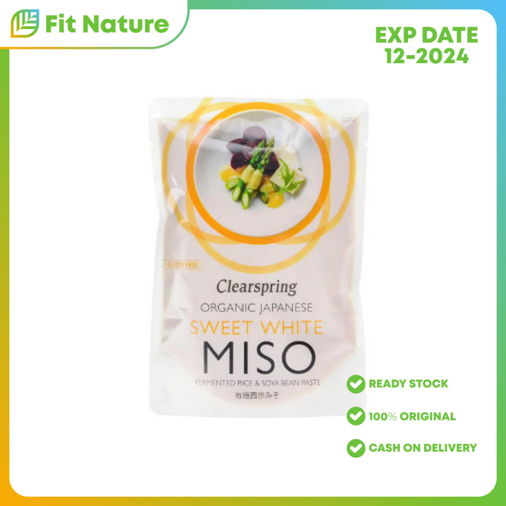 

Saus Saos Bumbu Masakan Instan Jepang Clearspring Organic Japanese Sweet White Miso Pouch 250g