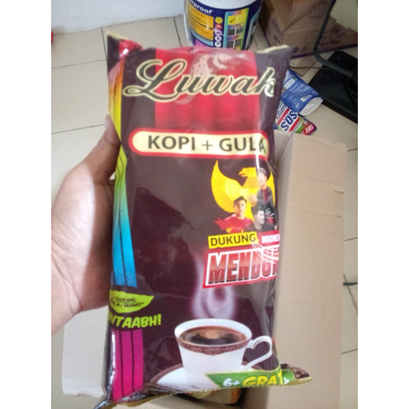 

Luwak Kopi Gula 6+2 sachet x 23g