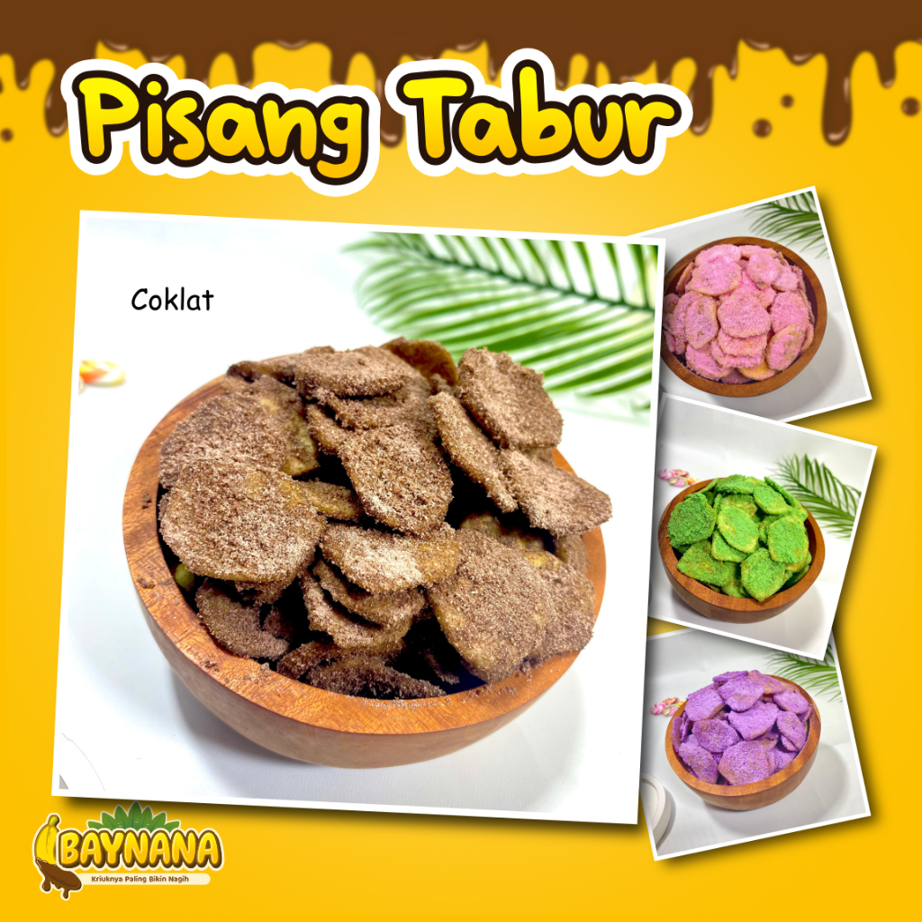 

BAYNANA Keripik Pisang Tabur Coklat box 500 ml
