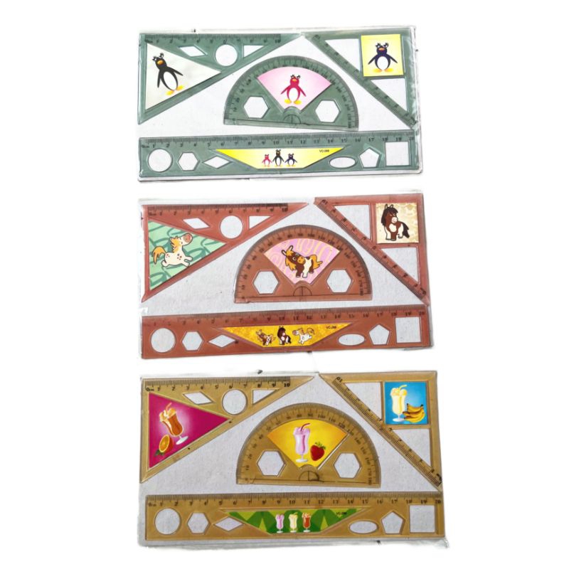 

Penggarisan Set Isi 4 / Penggarisan/Penggarisan Murah/Garisan