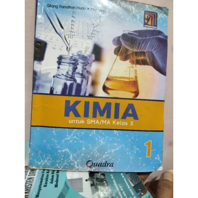 buku kimia kelas 10 X 1 sma ma quadra kurikulum merdeka