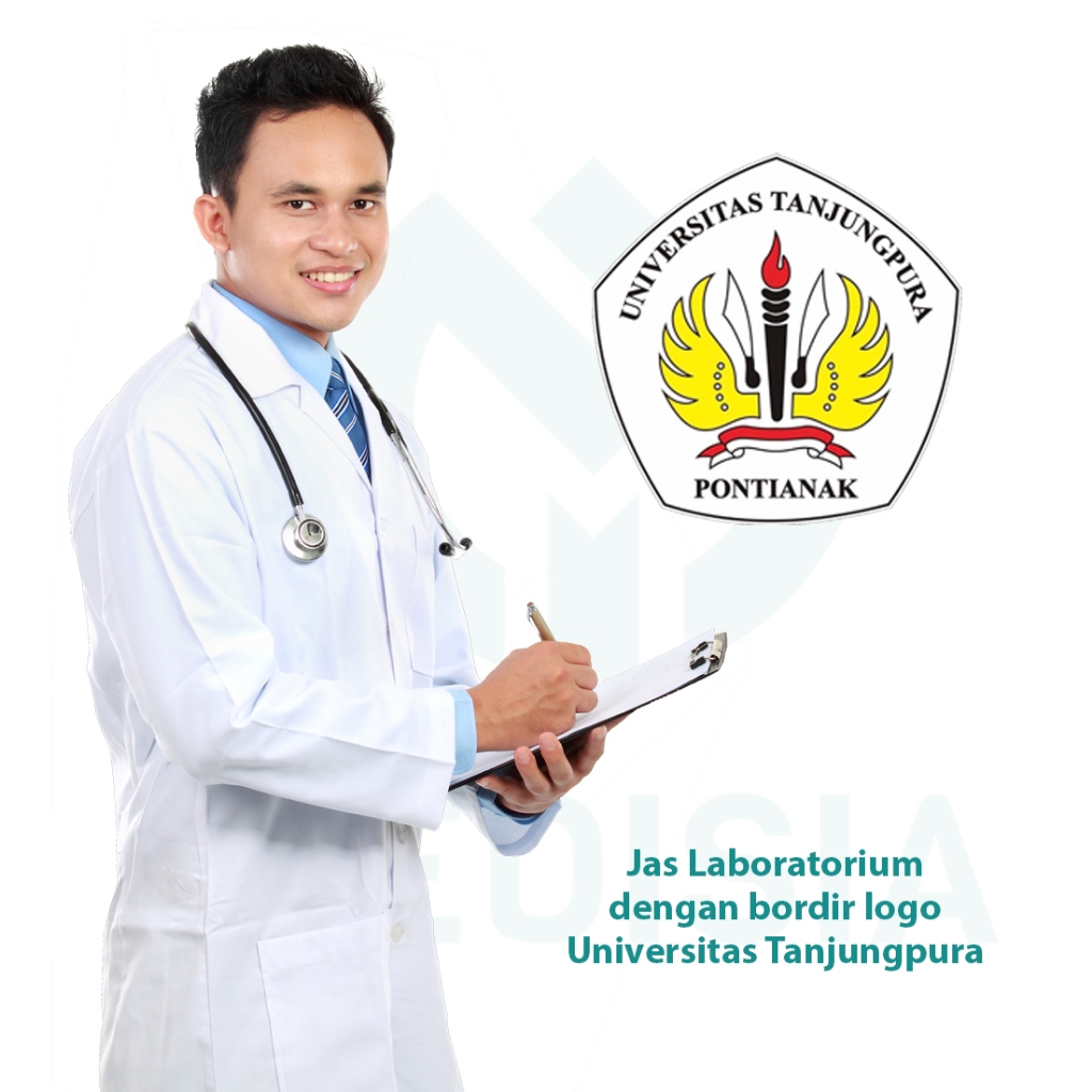 Jas Laboratorium UNTAN Lengan Panjang Bahan Oxford Super