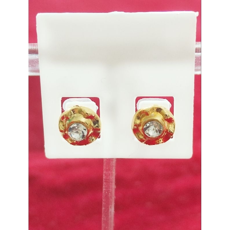 giwang lapis emas permata macam-macam model, giwang sakura mata 1, giwang titanium, giwang kristal, 