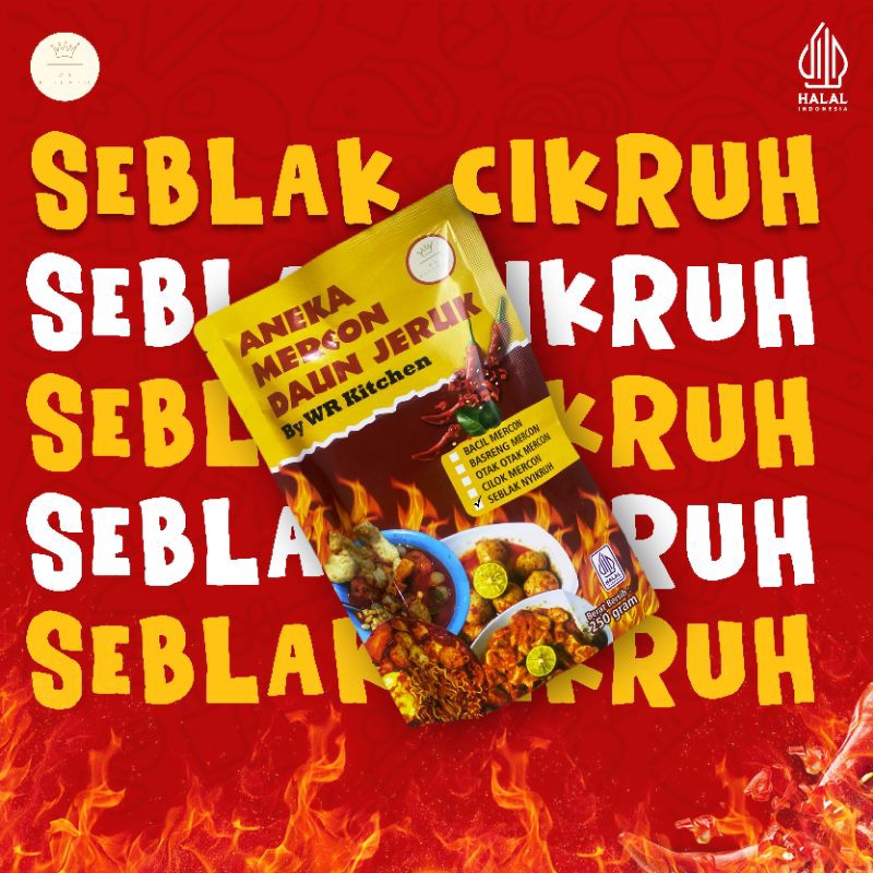 

MAKANAN INSTAN | SEBLAK CIKRUH | WR KITCHEN