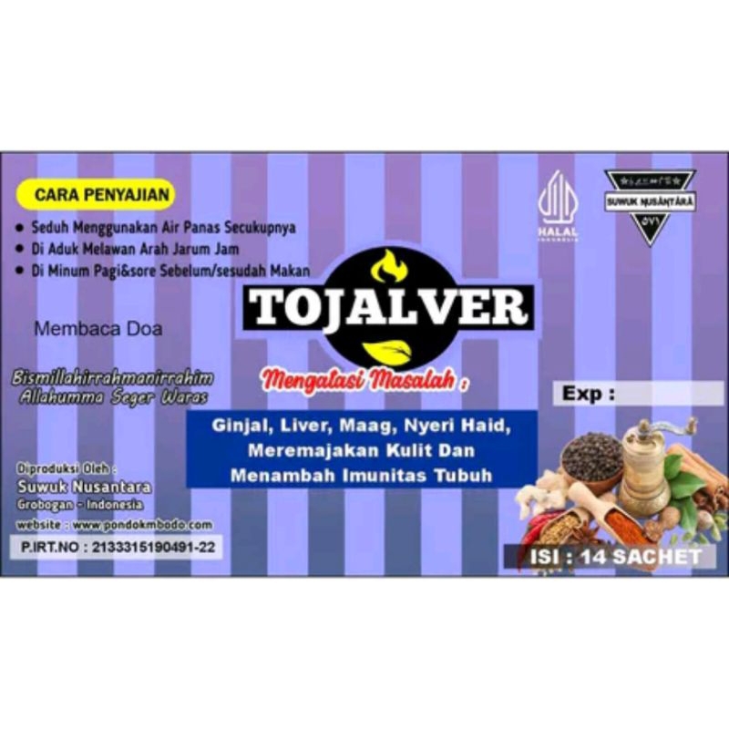 

Jamu Tojalver ll Jamu suwuk ll Suwuk Nusantara