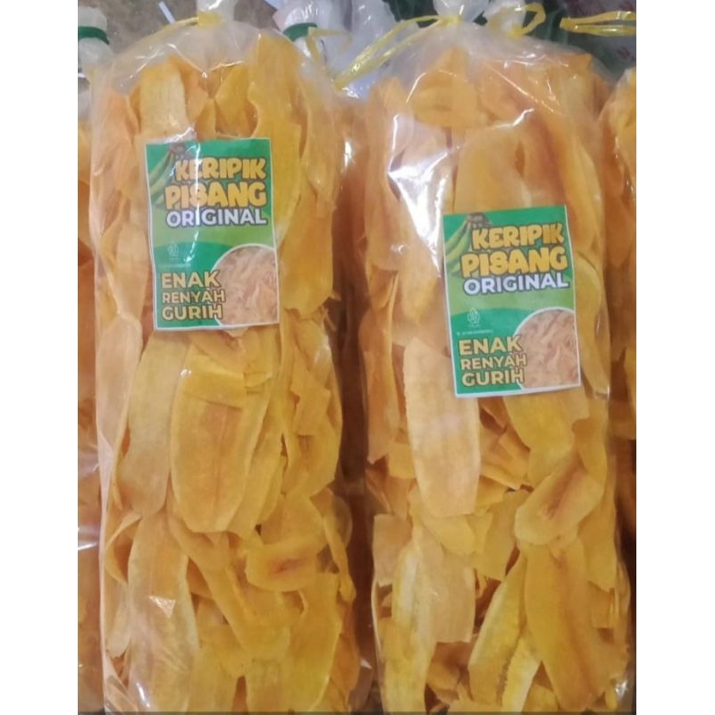 

keripik pisang original renyah kriuk