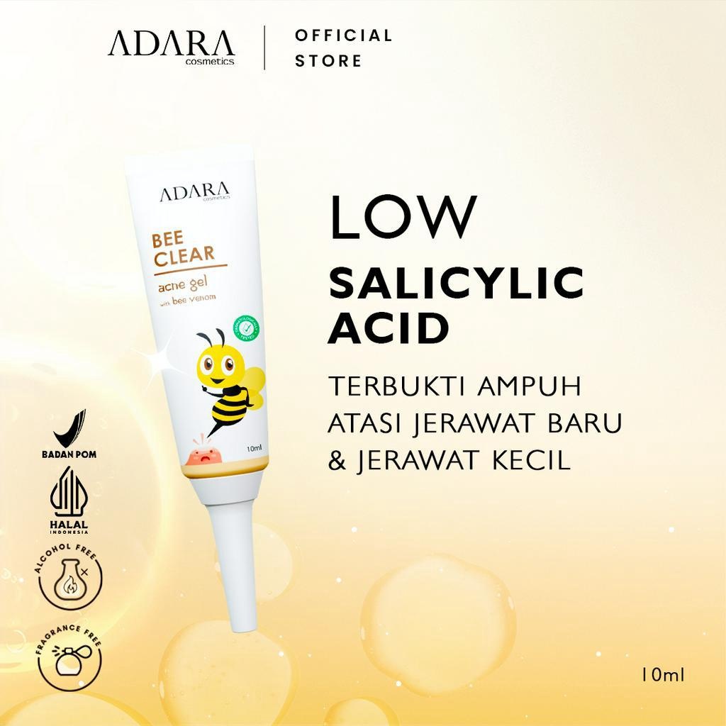 ADARA - Bee Clear Acne Gel / Cream Pereda Jerawat / Adara Totol Jerawat / Acne Care Treatment