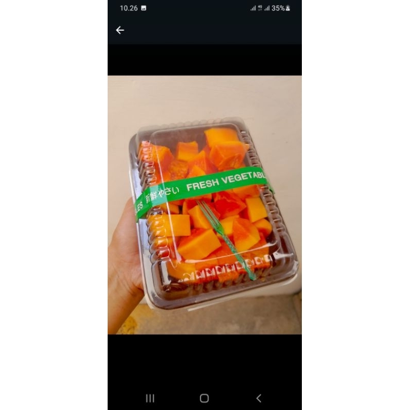 

Makanan dan buah siap saji