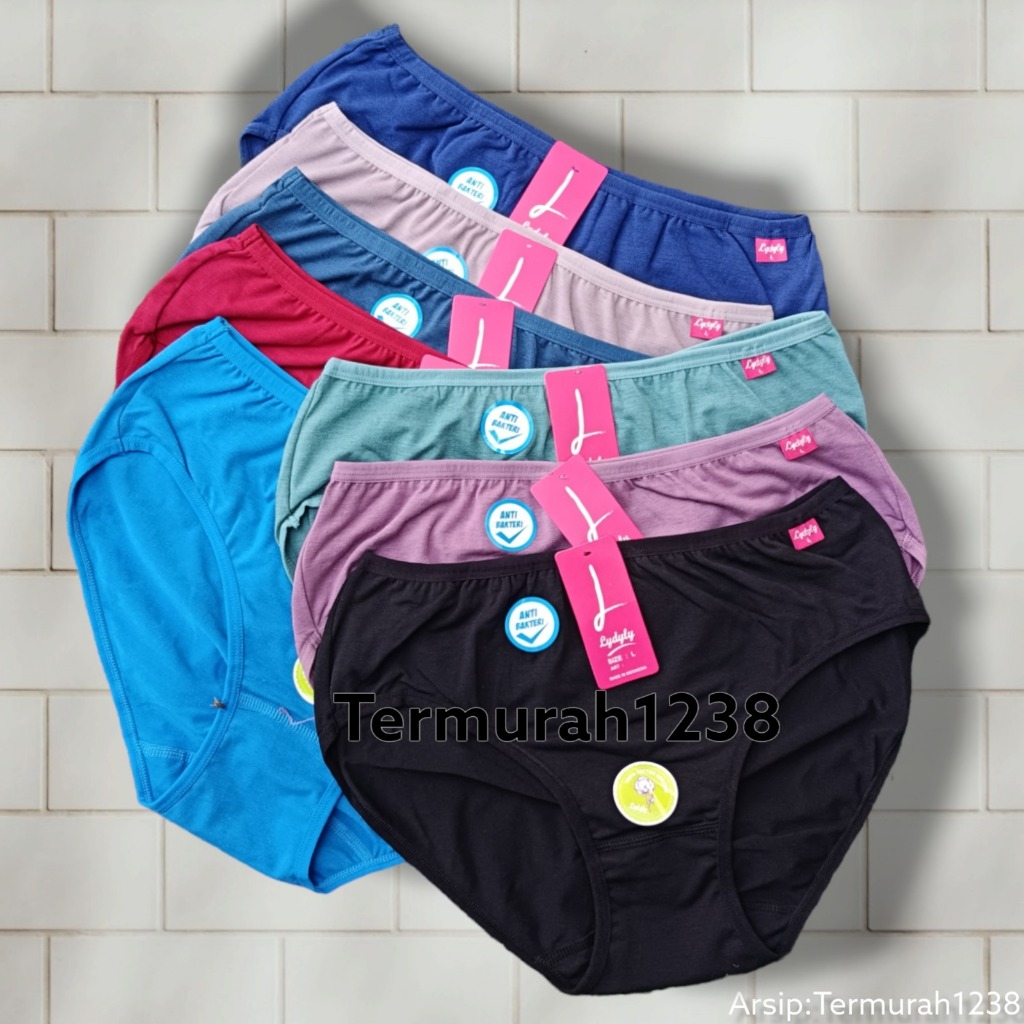 Celana Dalam Wanita Dewasa Lusinan Lydyly L1227 Katun