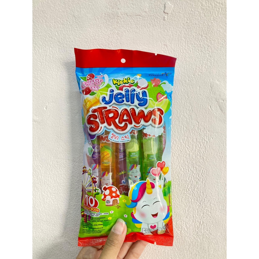 

KIOKIO JELLY STRAWS ANEKA RASA 10'S HALAL - GUMMY