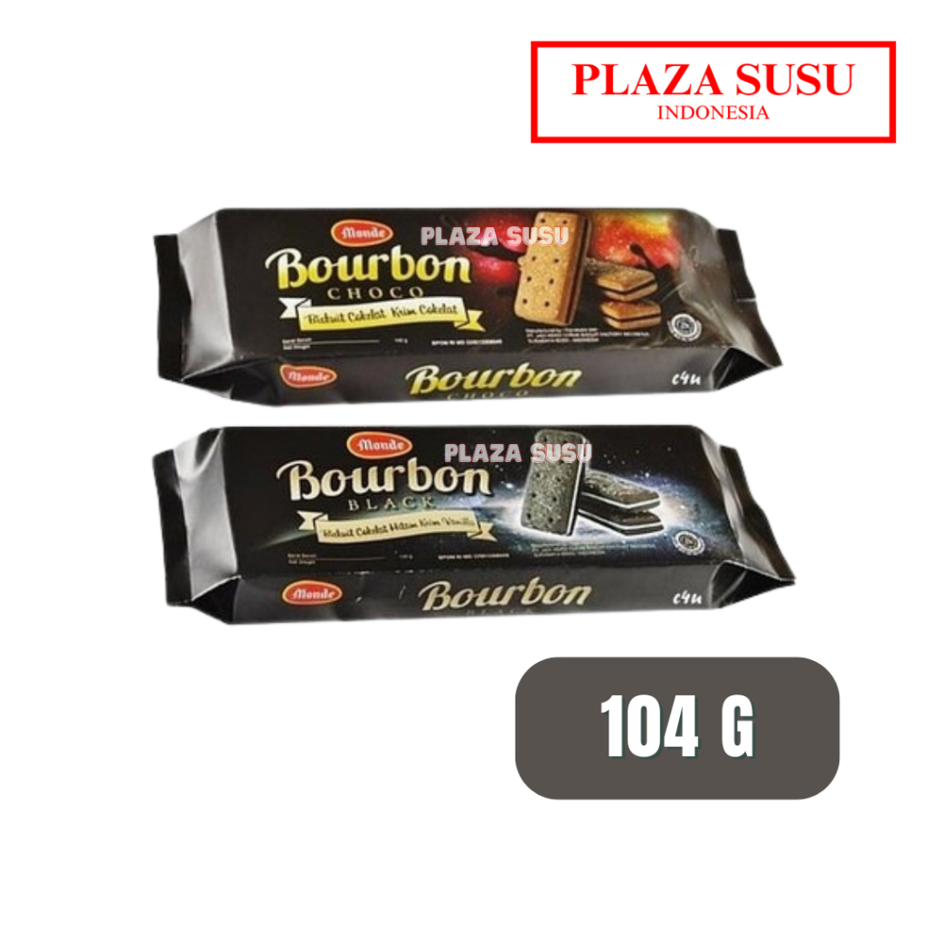 

CAMILAN BOURBON SANDWICH BISKUIT CHOCO BISCUIT BLACK RASA COKLAT CHOCOLATE 104 G MONDE