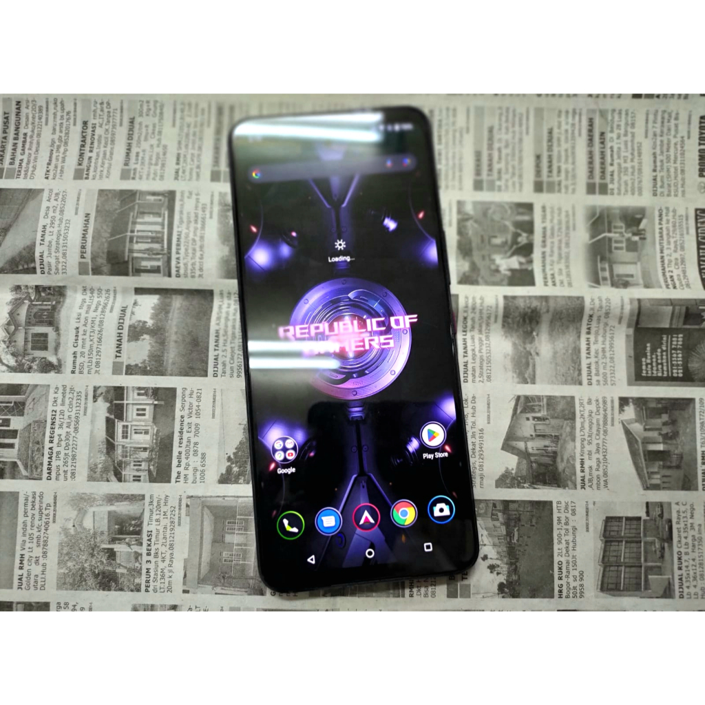 Hape Gaming ASUS ROG Phone 5 ROG 5 RAM 18/512 Seken Mulus Signal Anti Begal