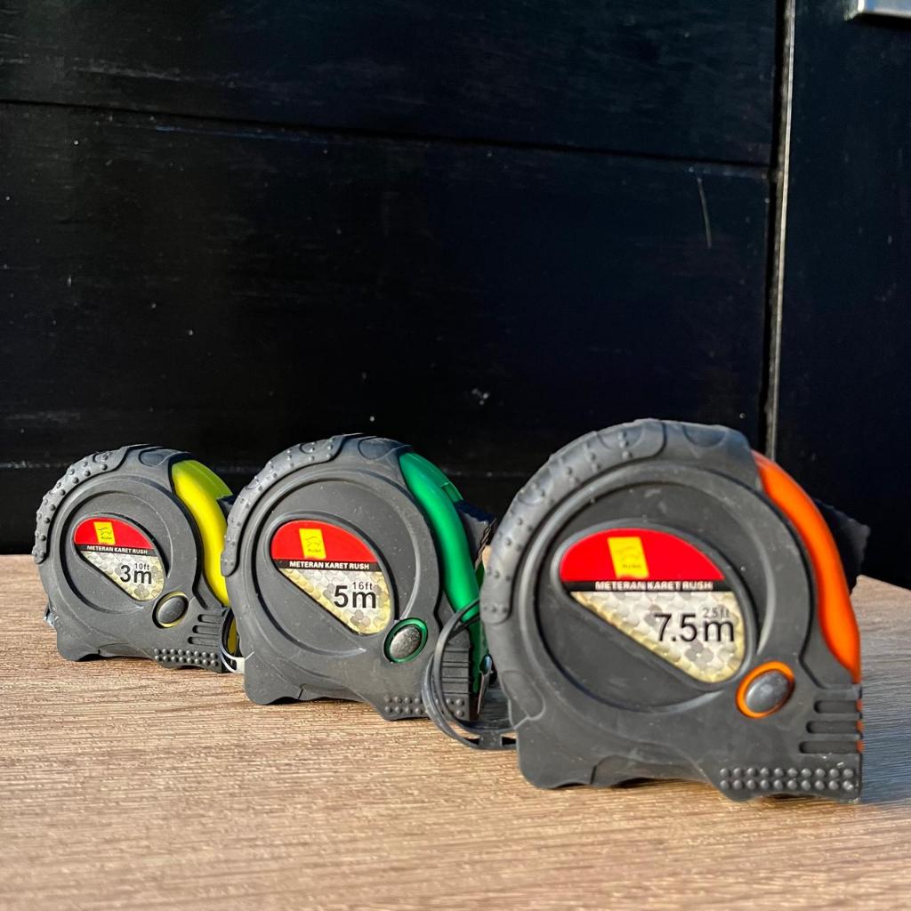 Meteran 7,5m / 5m / 3m / Meteran Tukang/ Meteran Karet/ Meteran/ Meteran Gulung