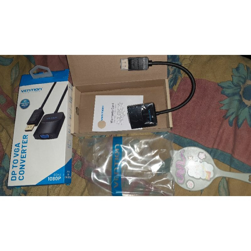 Bekas (ORI masih garansi resmi) Vention converter DP Display Port Male to VGA female seken second 2n